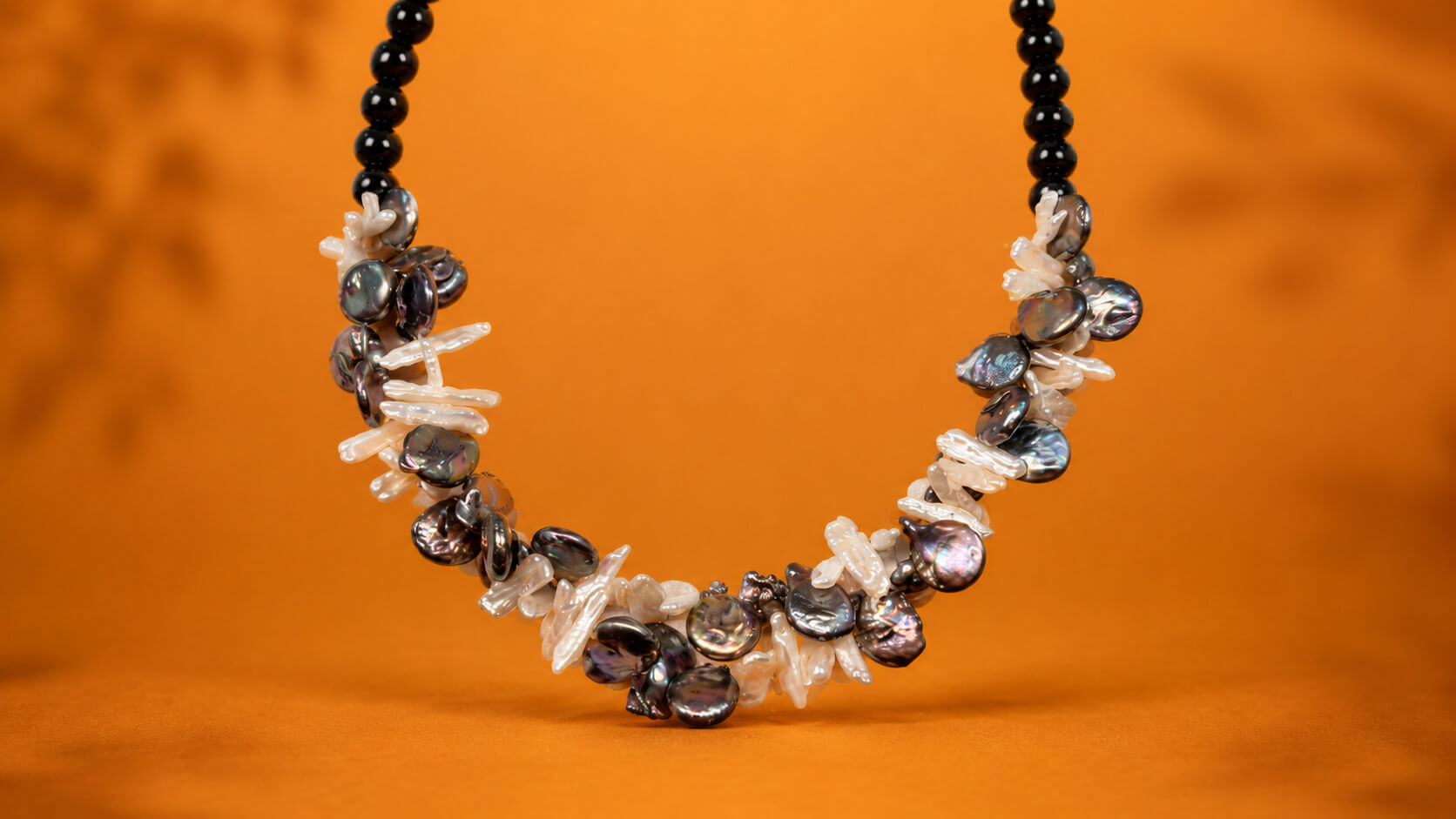 Dark Bead Necklace